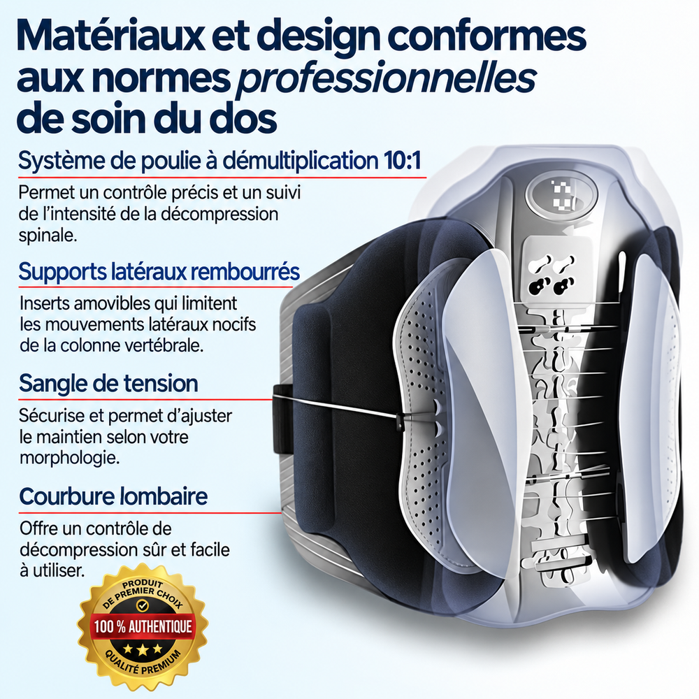 VOREALIS: Ceinture de soutien lombaire