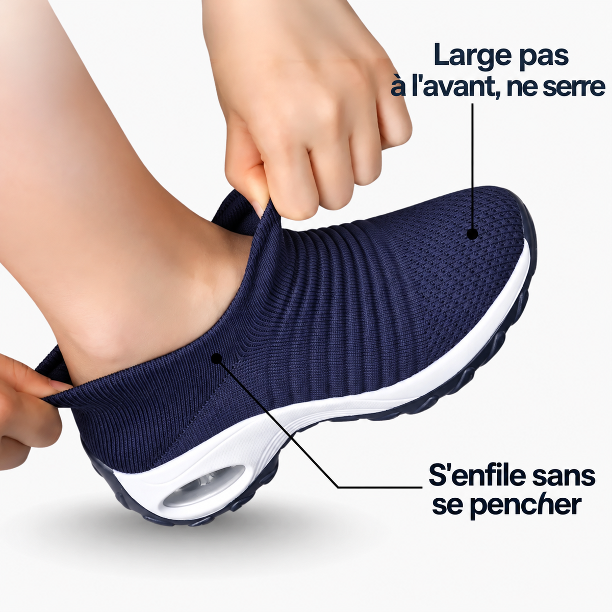 Vorealis Douceur - Chaussures pour pieds qui brûlent et picotent
