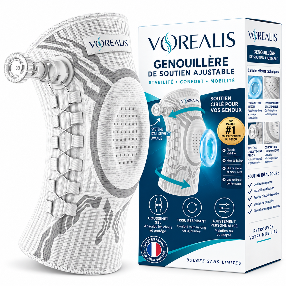 VOREALIS Genouillère de Soutien