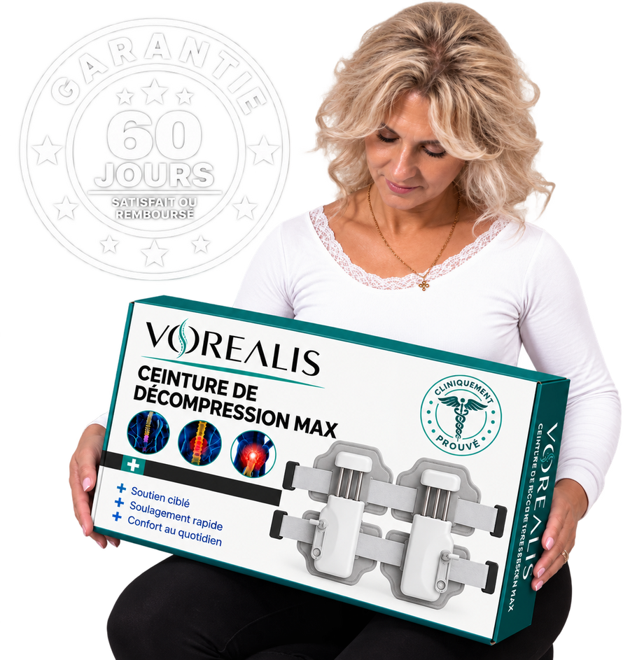 Ceinture de décompression VOREALIS, garantie 60 jours